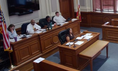 Anniston Council meeting