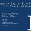 Berman Family Fun Night Spy Training Camp