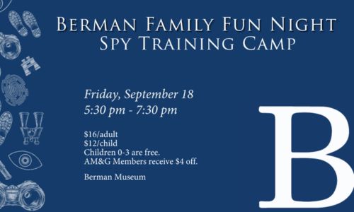 Berman Family Fun Night Spy Training Camp