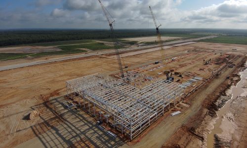 FabArc Steel Supply Completes Steel Structure for Solar Cell Fab in Texas