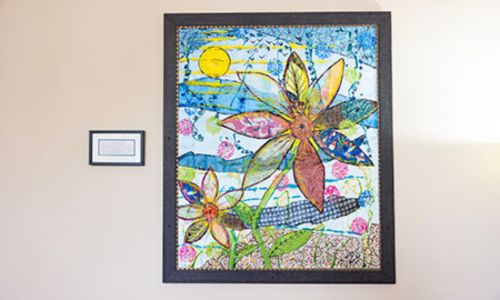 Local Artist's Commissioned Angle Hall Rendering Becomes Centerpiece of President's Office