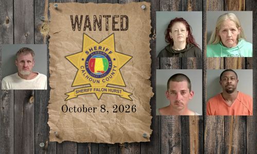 Wanted photo with 5 mugshots on old west wood planked wall with wanted poster and Sheriff's Office star